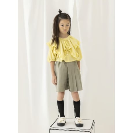 【folkmade】pleats short pants（サイズS、M、L、LL)