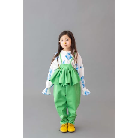 【folkmade】salopette（green/サイズS、M、L、LL)