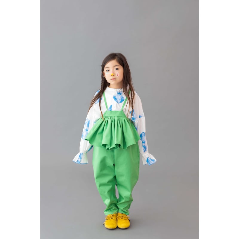 folKmade フォークメイド　セットアップ　サロペット　ジャケット folkmade】salopette（green/サイズS、M、L、LL) | ichi
