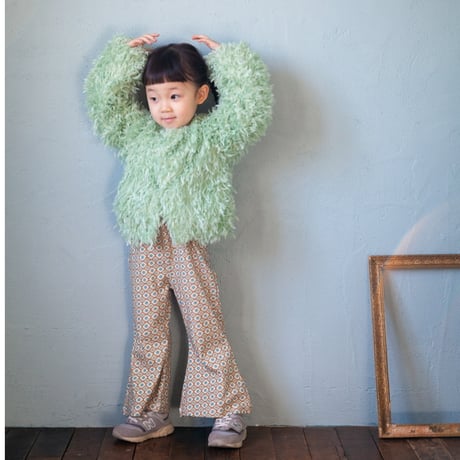 【＆pal】pixel art pattern salopette（サイズ80～110）