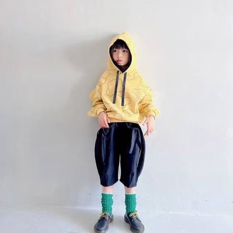 last One！サイズL【franky grow】BLK 2HOLE SUSPENDER HALF  PANTS(サイズL・LL）