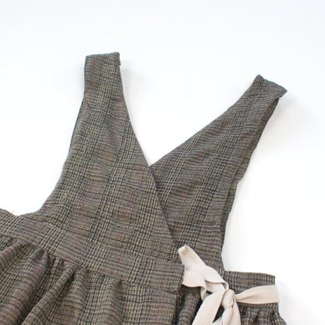 last one!サイズ６Y【KOKORI】ARIA DRESS KHAKI GREEN