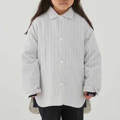 【MOUN TEN.】stripe puff shirts(サイズ95～140）