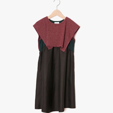 【zzz by bedsidedrama】Combination dress(black・サイズ１・２）