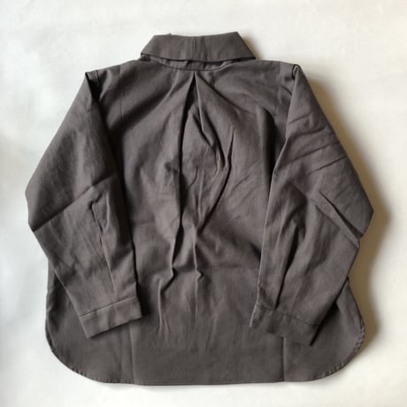 lastONE！サイズ110【AU CLAIR DE LA LUNE】 ショルターネックシャツ（サイズ110㎝、120cm)