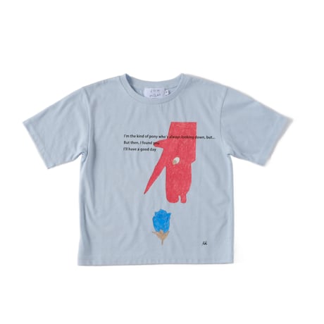 【folkmade】 Pony&rose T-shirts  (サイズM、L、LL)