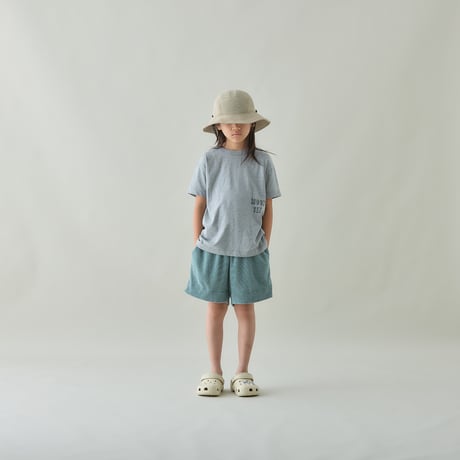 【MOUN TEN.】　pile border half pants　　(サイズ110・125・140）