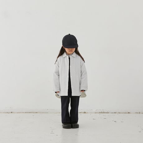 【MOUN TEN.】stripe puff shirts(サイズ95～140）
