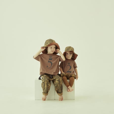 【eLfinFolk】 Number Tee for Birthday（cocoa brown）