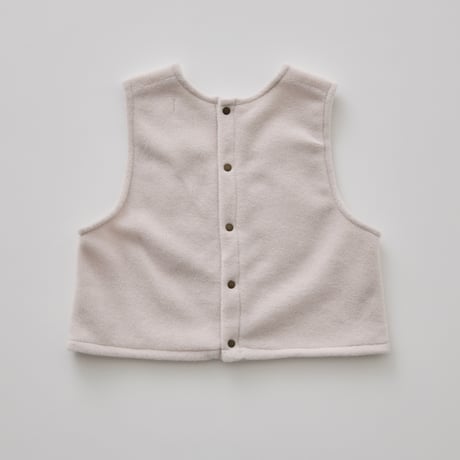 【eLfinFolk】 Cord Embroidery Sleeveless Tops　（ivory・サイズ95，110、125）
