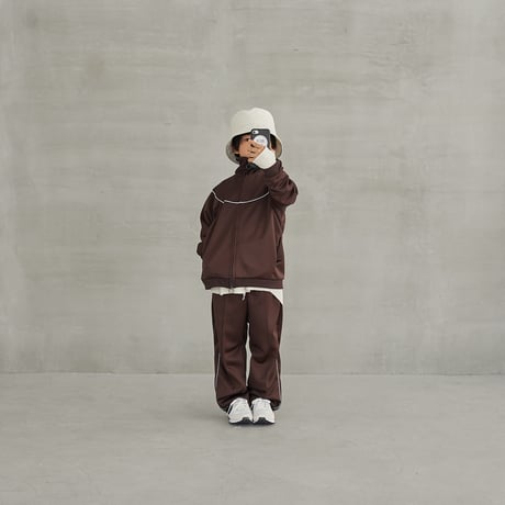 last One！サイズ0【MOUN TEN.】jersey wide line pants(サイズ110・125・140・0）
