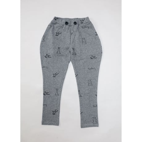 【michirico】 My favorite day asymmetry knitted pants（サイズM・L・XL・XXL)