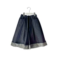 【franky grow】MACKIN DENIM CULOTTES (サイズL、LL）