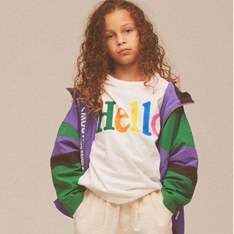 【SMOOTHY】Hello Tee(white/サイズS・M・L・XL)