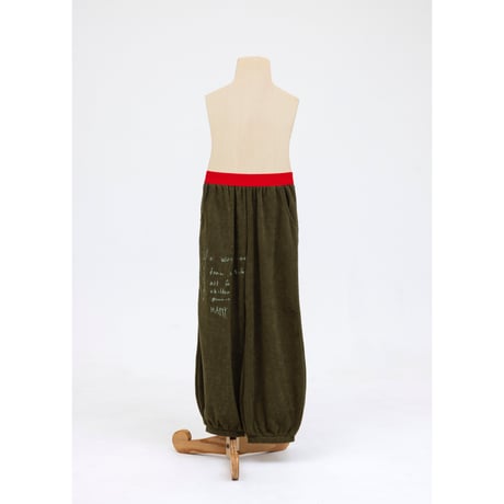 【folkmade】embroidery pile pants(サイズS、M、L、LL、F)