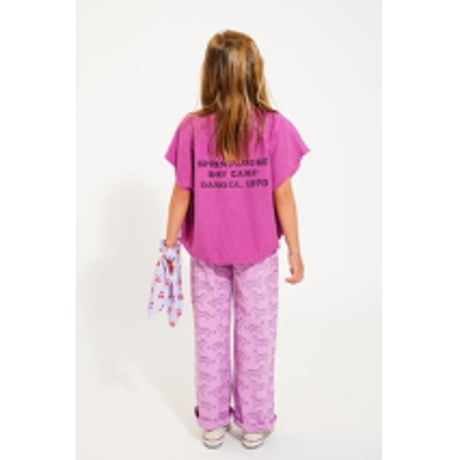 【piupiuchick】 lavender widepants with black tiger（サイズ4Y～14Y)
