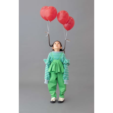 【folkmade】salopette（green/サイズS、M、L、LL)