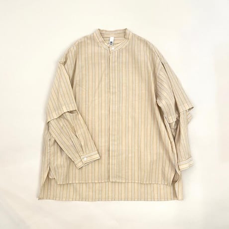 【MOUN TEN.】stripe detachable shirt（サイズ110、125、140・0・1）