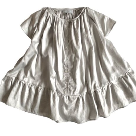 【AU CLAIR DE LA LUNE】OP.soft vintageワッシャーサテン