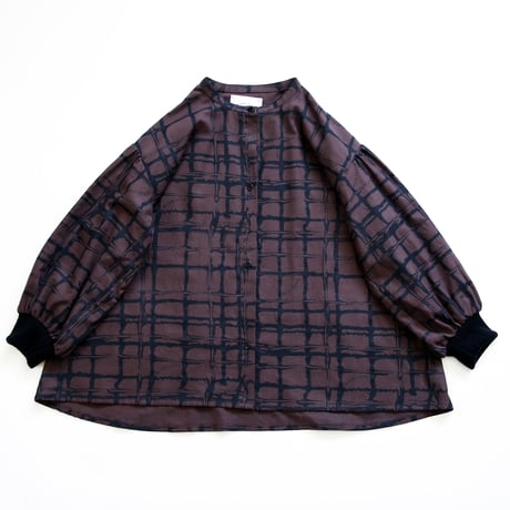 【michirico】Chocolate check shirts(サイズL・XL・XXL)