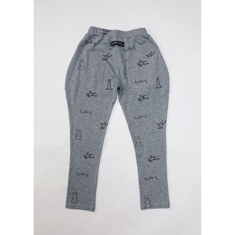 【michirico】 My favorite day asymmetry knitted pants（サイズM・L・XL・XXL)
