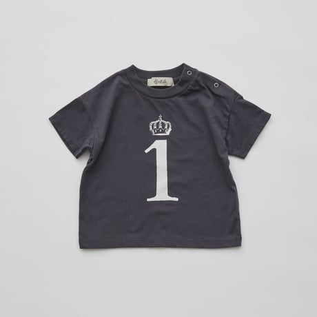 【eLfinFolk】 Number Tee for Birthday（charcoal）