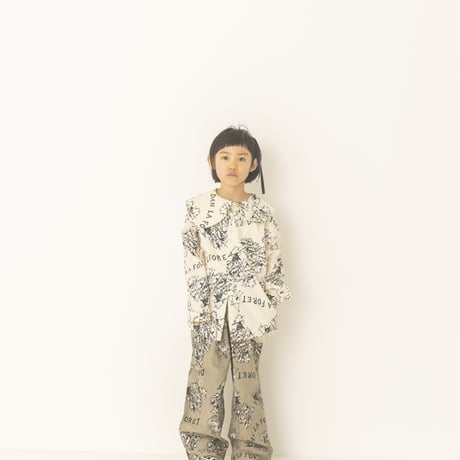 【folkmade】dans la foret check print pants(サイズM、L)
