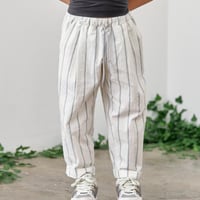 【MOUN TEN.】 organic stripe 1tuck pants（サイズ110・125・140）