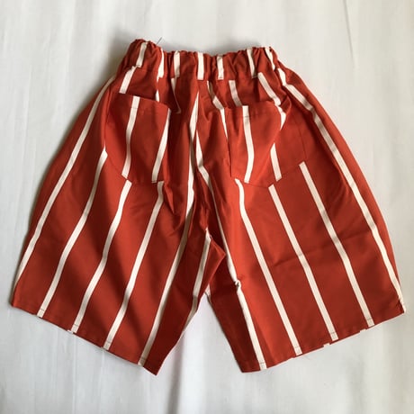 last One！サイズｓ【pilkku】ストライプショートパンツ（サイズS)