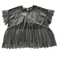 【UNIONINI】 teddybear lace blouse（サイズ6-8Y、8-10Y、10-12Y)