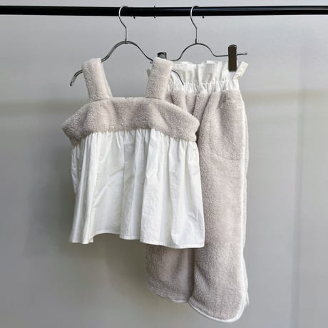 【kiky】camisole blouse（ivory/サイズM・L)