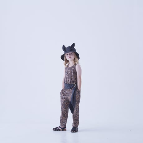 【eLfinFolk】 Folk art print tank tops(サイズ90-130）