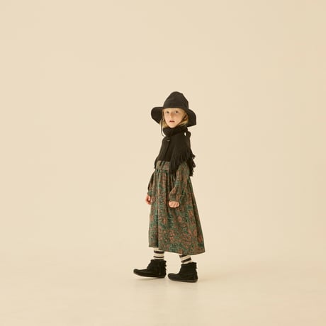 last One！サイズ120【eLfinFolk】Magic Spell print Vintage Satin Dress(サイズ110、120）