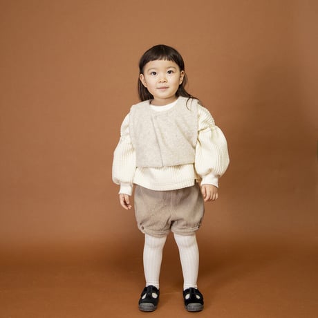 【mimi poupons】キルトスウェット（サイズS、M、L、XL、F）