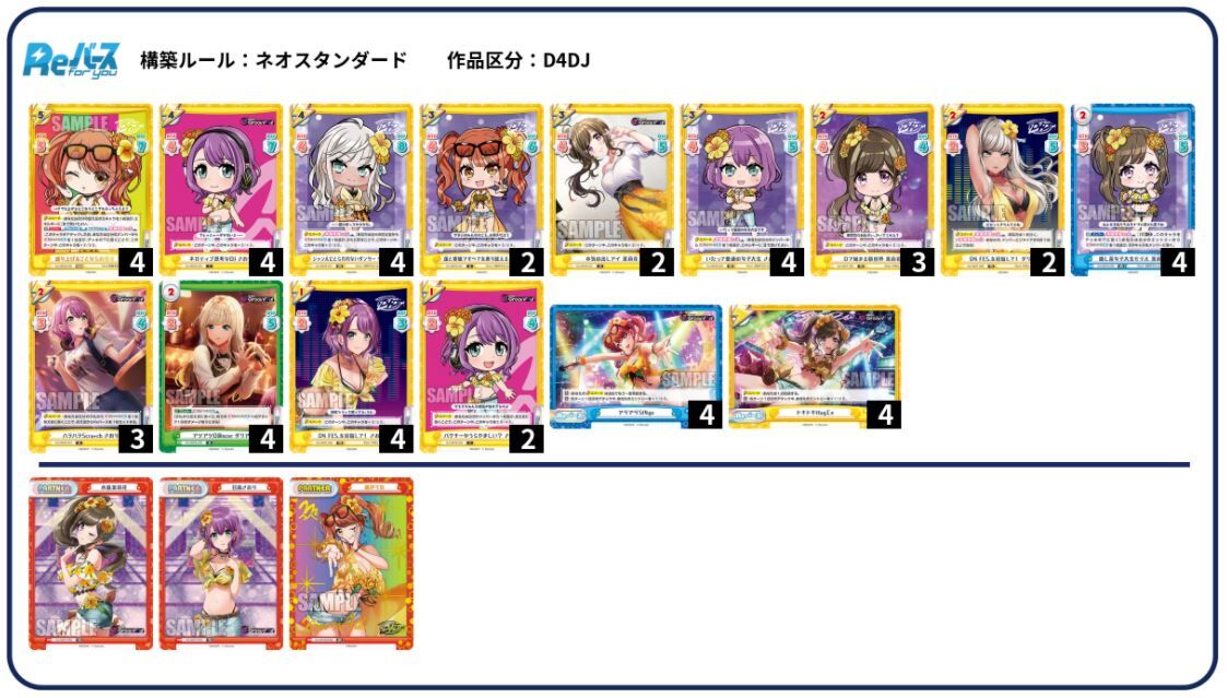 Reバース for you 079『D4DJ「Merm4id」』デッキ【限定販売!】 | カー...