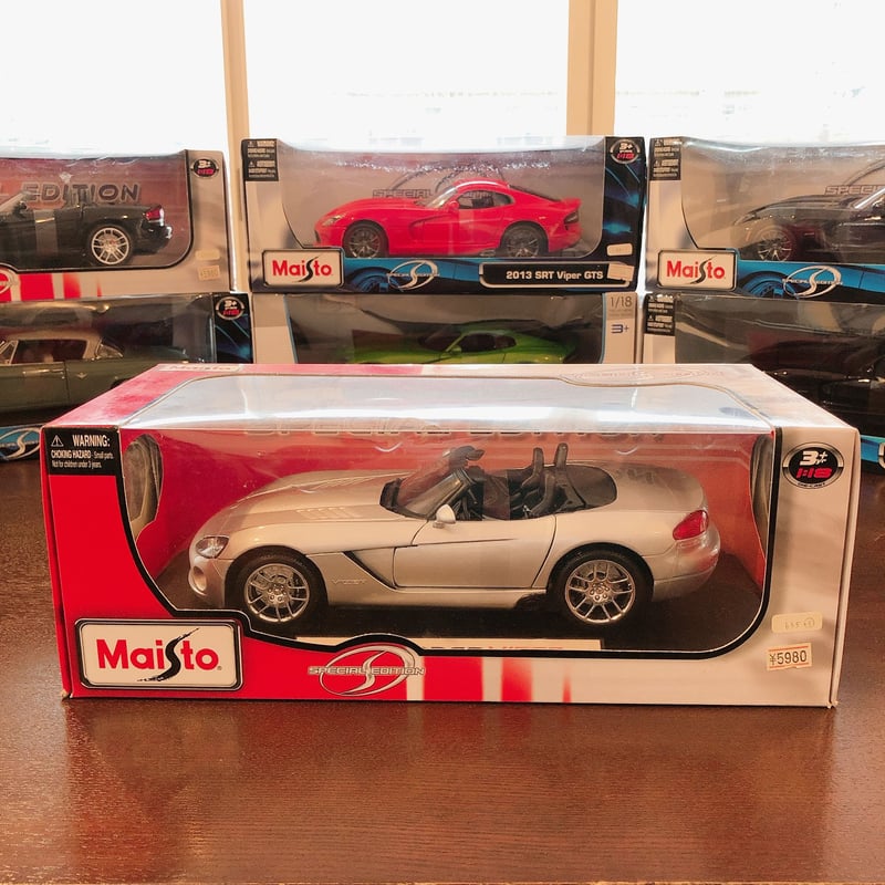 ミニカー Maisto DODGE VIPER 1/18 1/18 Maisto マイスト DODGE VIPER SRT-10 635 | LUXZオ