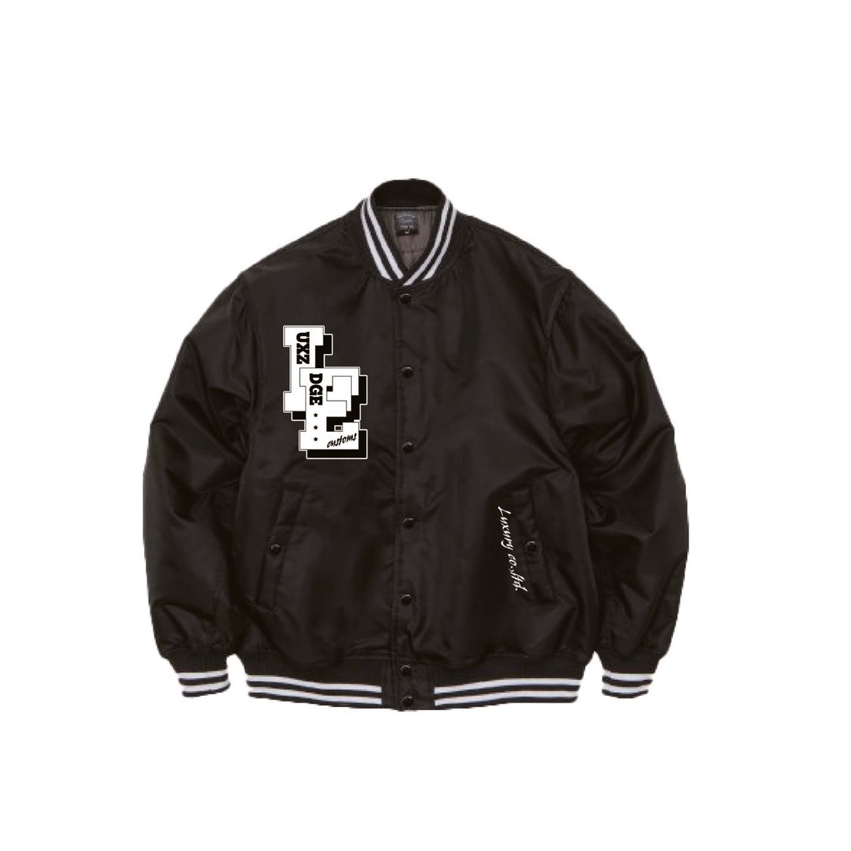 【22AW5002-BK】スタジャン・イニシャル 【22AW5002-BK】スタジャン・イニシャル