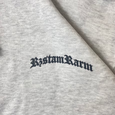 Cross Print Hoodie(ASH GRAY)