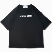 Embroidery T-shirt/Big Silhouette(Black)
