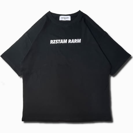 Embroidery T-shirt/Big Silhouette(Black)