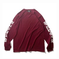 Old English L/S Tee(BORDEAUX)