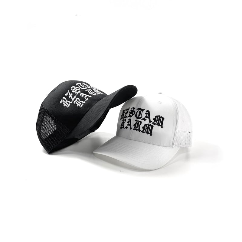 Old English Mesh Cap(BLACK) | RZSTAM RARM（レジスタン