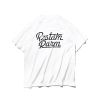 Damage Print Logo S\S Tee(WHITE)