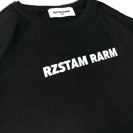 Embroidery T-shirt/Big Silhouette(Black)