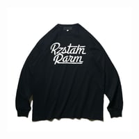 Damage Print Logo L\S Tee(BLACK)