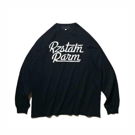 Damage Print Logo L\S Tee(BLACK)