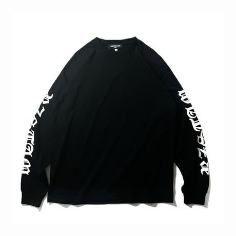 Old English L/S Tee(BLACK)