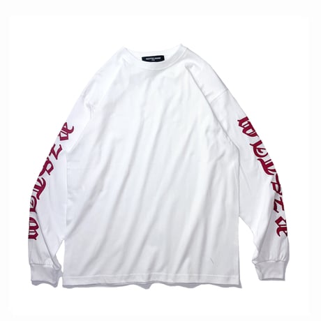 Old English L/S Tee(WHITE)