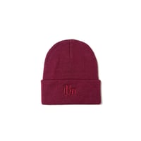 Logo Knit Beanie(BORDEAUX)