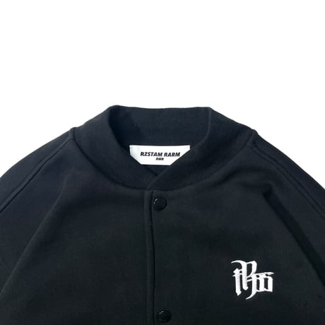 Logo Snap Front Sweat Shirt(BLACK)